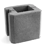 Pustak betonowy - Końcowy 25 cm