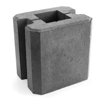 Pustak betonowy - Przelotowy 25 cm