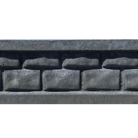 Podmurówka betonowa - antracyt