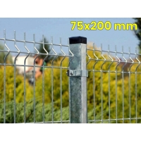 Panele ogrodzeniowe 250cm/153cm/4mm - 75x200mm - ocynkowane