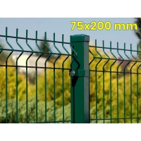 Panele ogrodzeniowe 250cm/153cm/4mm - 75x200mm - antracyt , brązowe , czarne , szare , zielone